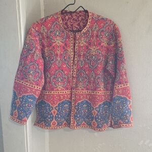 Women's Multicolored Reversible Jacket